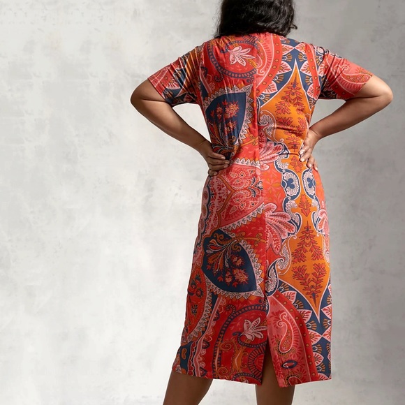 HTF Farm Rio Giannina Knit Midi Dress - Picture 9 of 11